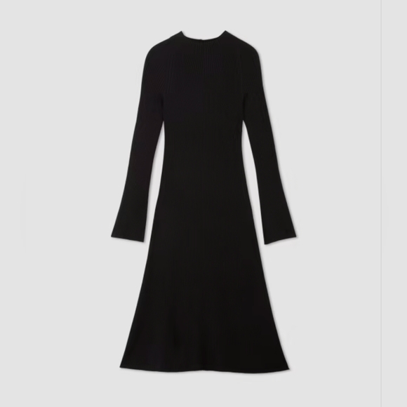NWT Everlane ribbed mock neck midi dress - Picture 1 of 7